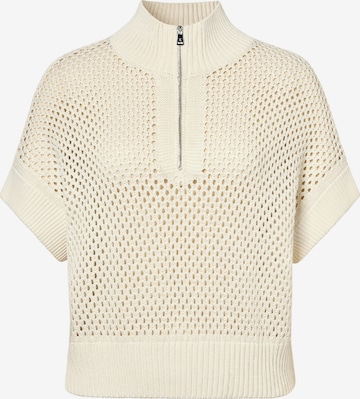 Lilysilk Klederdracht shirt in Wit: voorkant