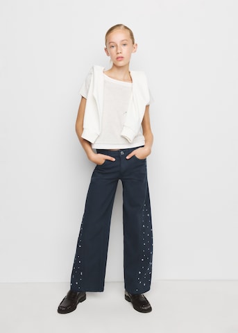 MANGO KIDS Wide Leg Jeans 'ESTRELLI' in Blau: Vorderseite
