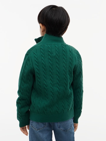 TOMMY HILFIGER Strickjacke in Grün