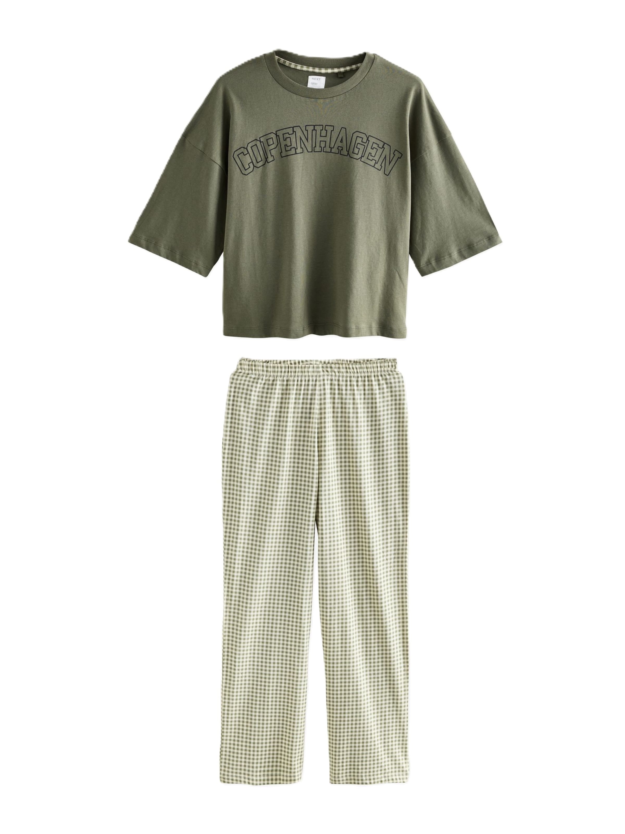 Next Pyjama in Grün: Vorderseite