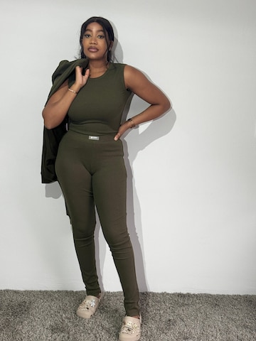 Mowi Fit Trainingspak 'Hoodie Legging Set' in Groen