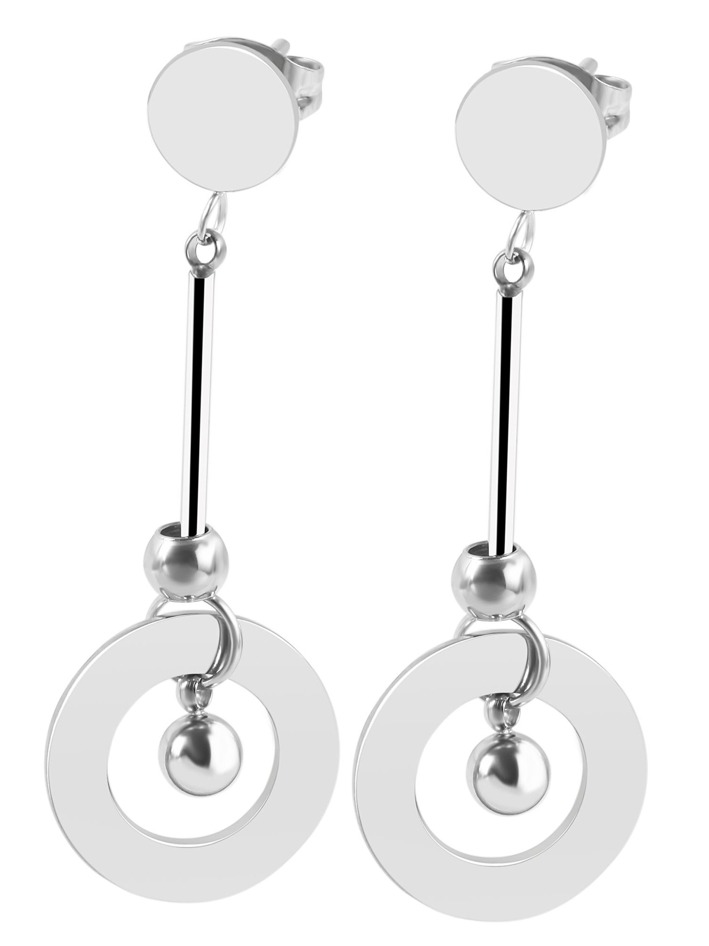 Akzent Earrings 'Moana, hautverträglich' in Silver