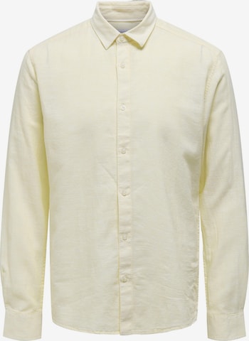 Only & Sons - Camisa 'ONSCaiden' en amarillo: frente