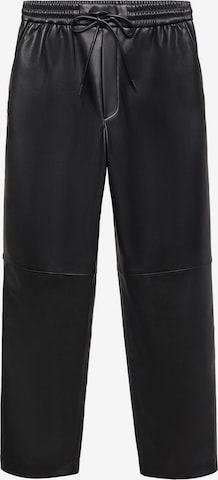 MANGO Regular Pants 'Apple' in Black: front