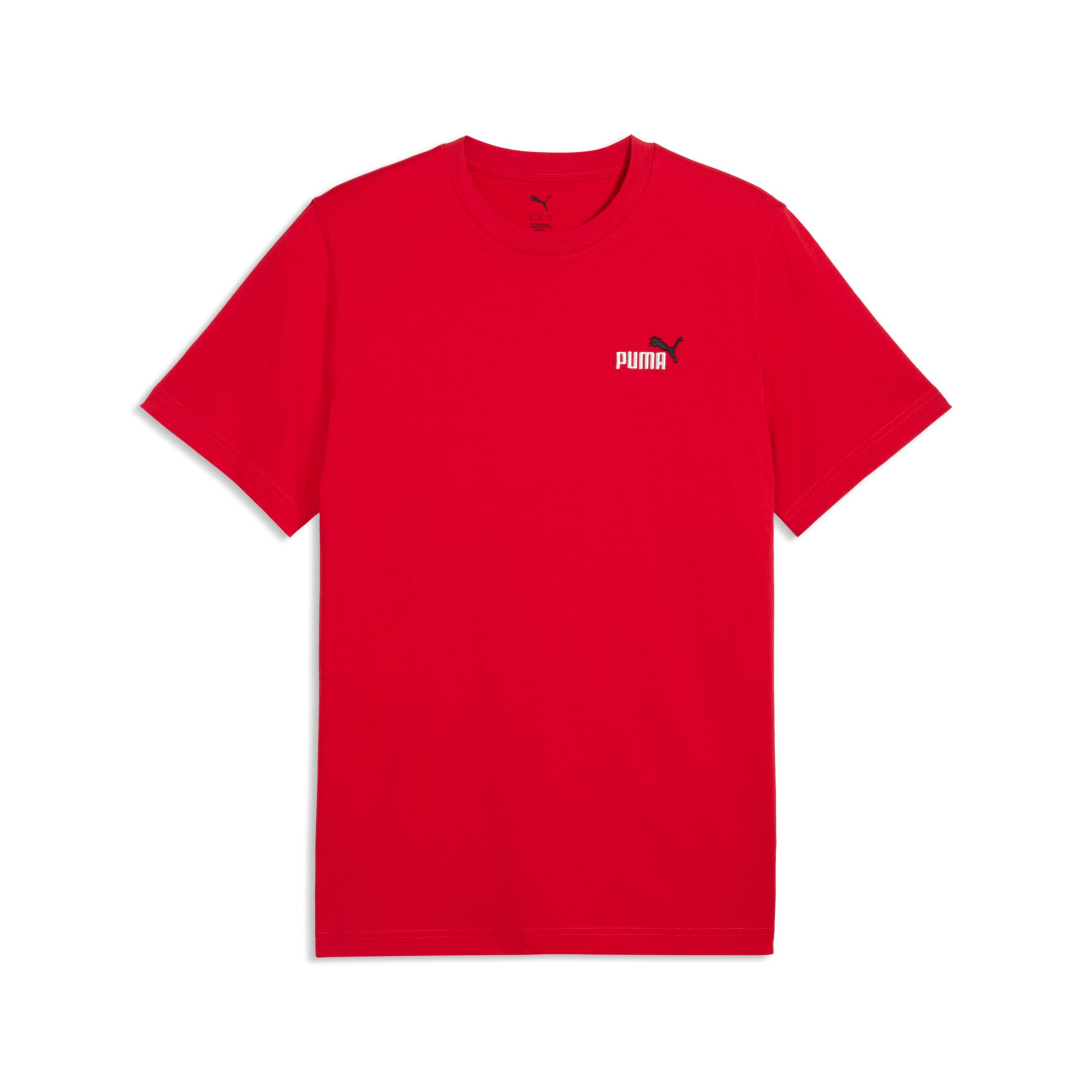 PUMA Performance Shirt 'Essentials No. 1' in Red: front