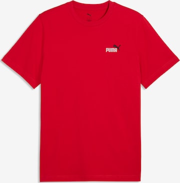 PUMA Performance Shirt 'Essentials No. 1' in Red: front