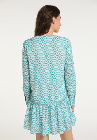 Robe-chemise IZIA en bleu