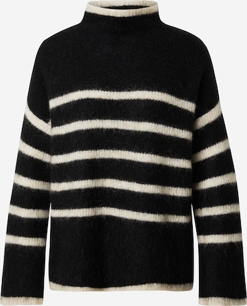 SECOND FEMALE Sweater 'Ovalis' in Black: front