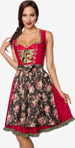 Dirndline Dirndl in Rot: Vorderseite