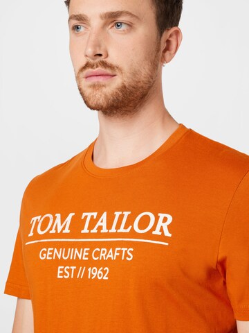 TOM TAILOR Regular fit Shirt in Orange