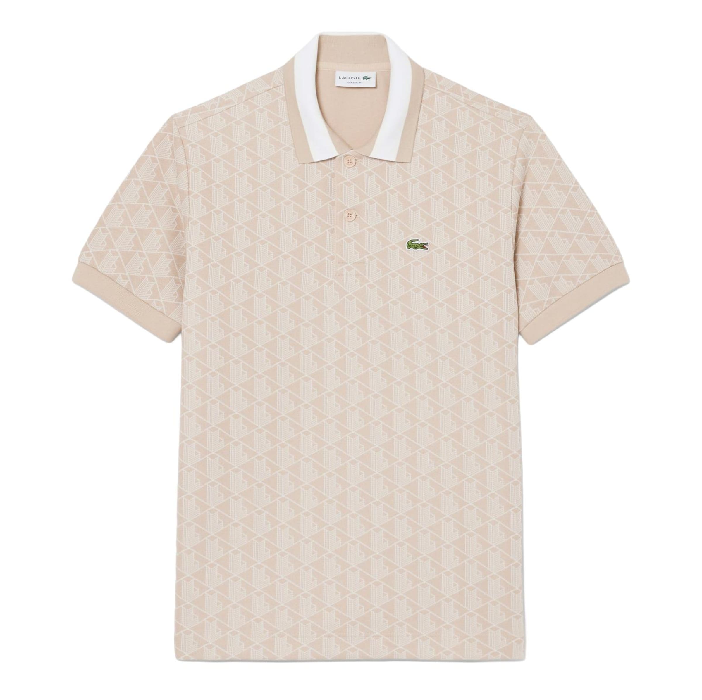 LACOSTE Shirt in Beige: front