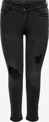 ONLY Carmakoma Slim fit Jeans 'Karla' in Black: front