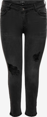 ONLY Carmakoma Slim fit Jeans 'Karla' in Black: front