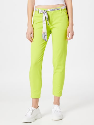 Slimfit Pantaloni chino 'Claudia Felicita' di FREEMAN T. PORTER in verde: frontale