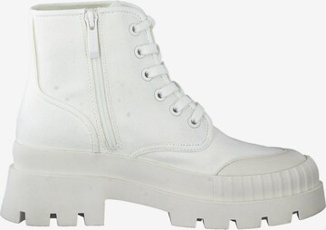 TAMARIS - Botines con cordones en blanco