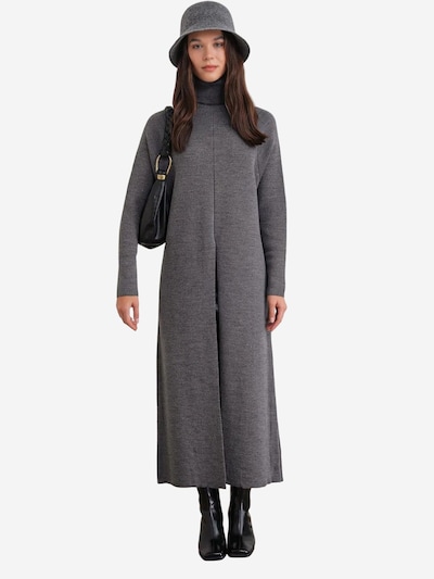 MixRay Strickkleid 'Strickkleider'‌‌‌ in S-L in anthrazit, Produktansicht