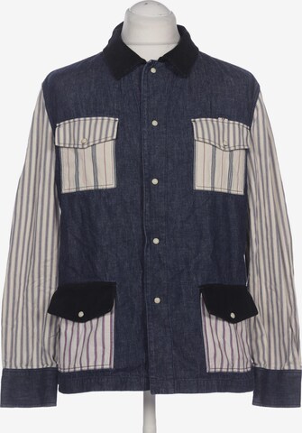 Maison Kitsuné Button Up Shirt in L in Blue: front