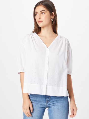 Camicia da donna 'ASDETREFLE' di PAUL & JOE in bianco: frontale