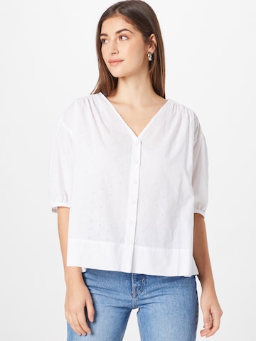 PAUL & JOE - Blusa 'ASDETREFLE' em branco: frente