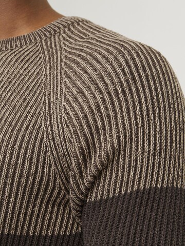 JACK & JONES Sweater in Beige