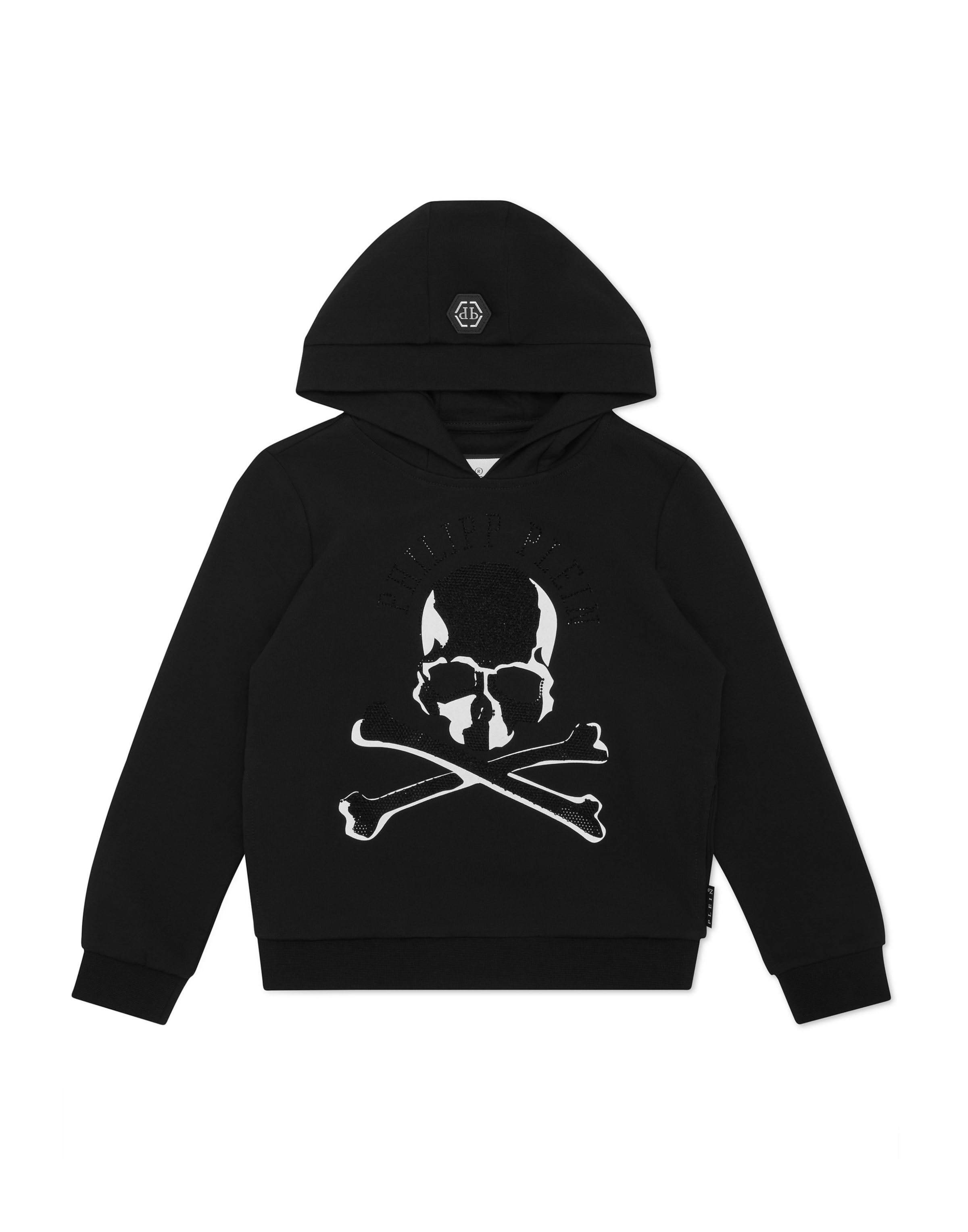 Sweat 'Skull' Philipp Plein en noir : devant