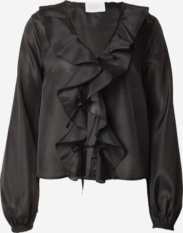 SISTERS POINT Blouse 'VUTA' in Black: front