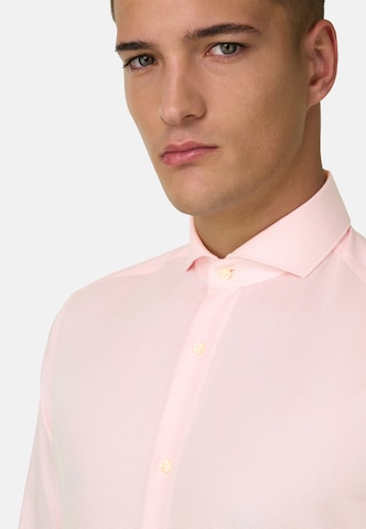 Coupe slim Chemise Boggi Milano en rose