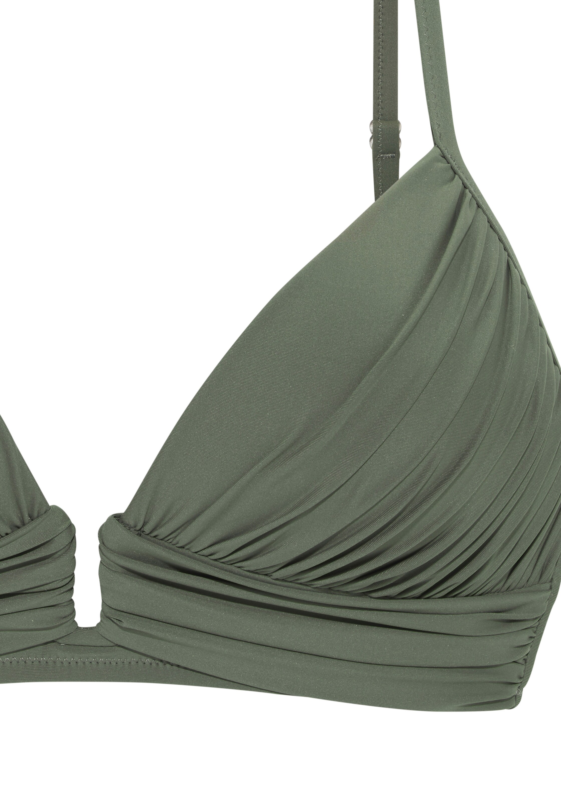 LASCANA Triangel Bikini in Grün