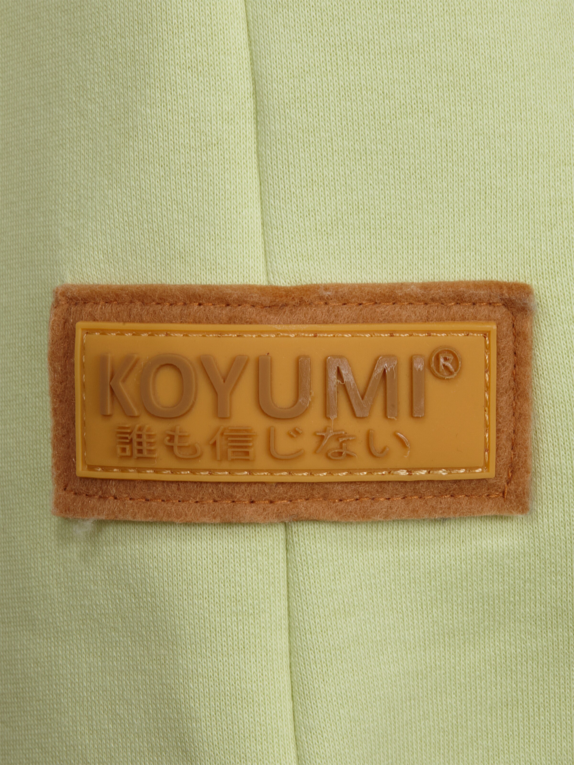 Koyumi Sweatshirt 'Break Your Neck' in Green