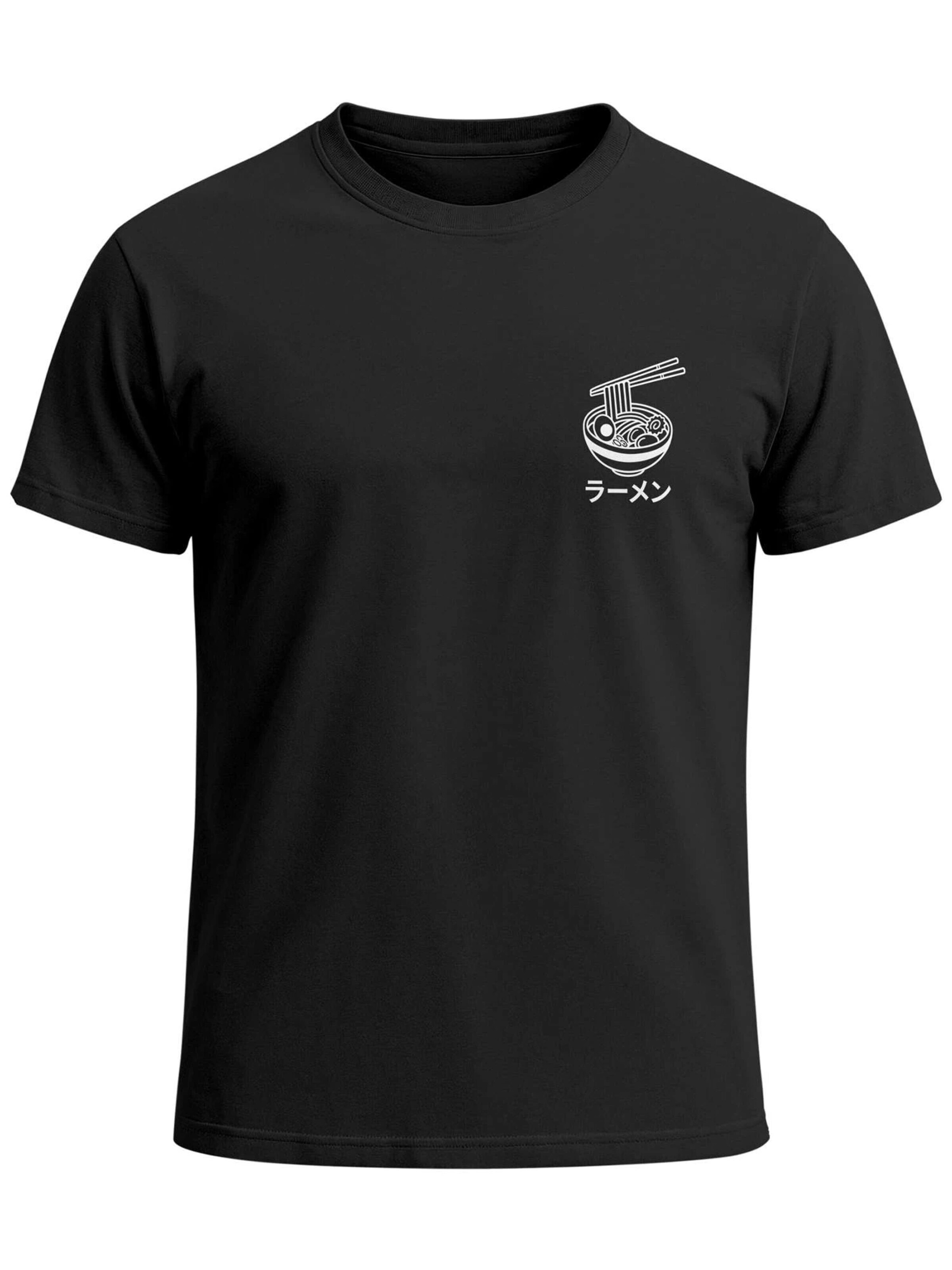 Neverless Shirt 'Ramen' in Black: front
