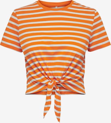 ONLY Shirt 'MAY' in Oranje: voorkant