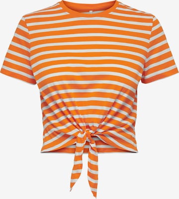 T-shirt 'MAY' ONLY en orange : devant