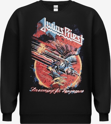 Judas Priest Bluzka sportowa 'Judas Priest Judas Priest Screaming for Vengeance Modern Sweatshirt Sweatshirt' w kolorze czarny: przód