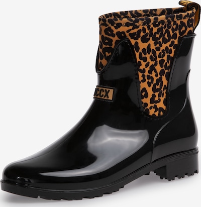 Soccx Gummistiefel im Materialmix in 37 in schwarz, Produktansicht