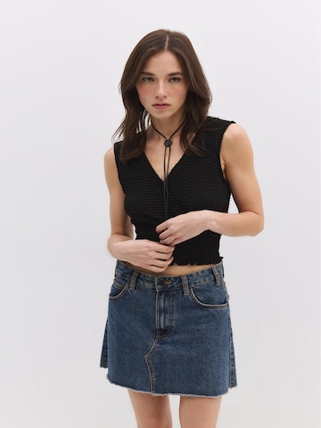 No Matter What Blouse in Zwart: voorkant