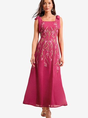 Abito da sera di love & roses in rosa: frontale