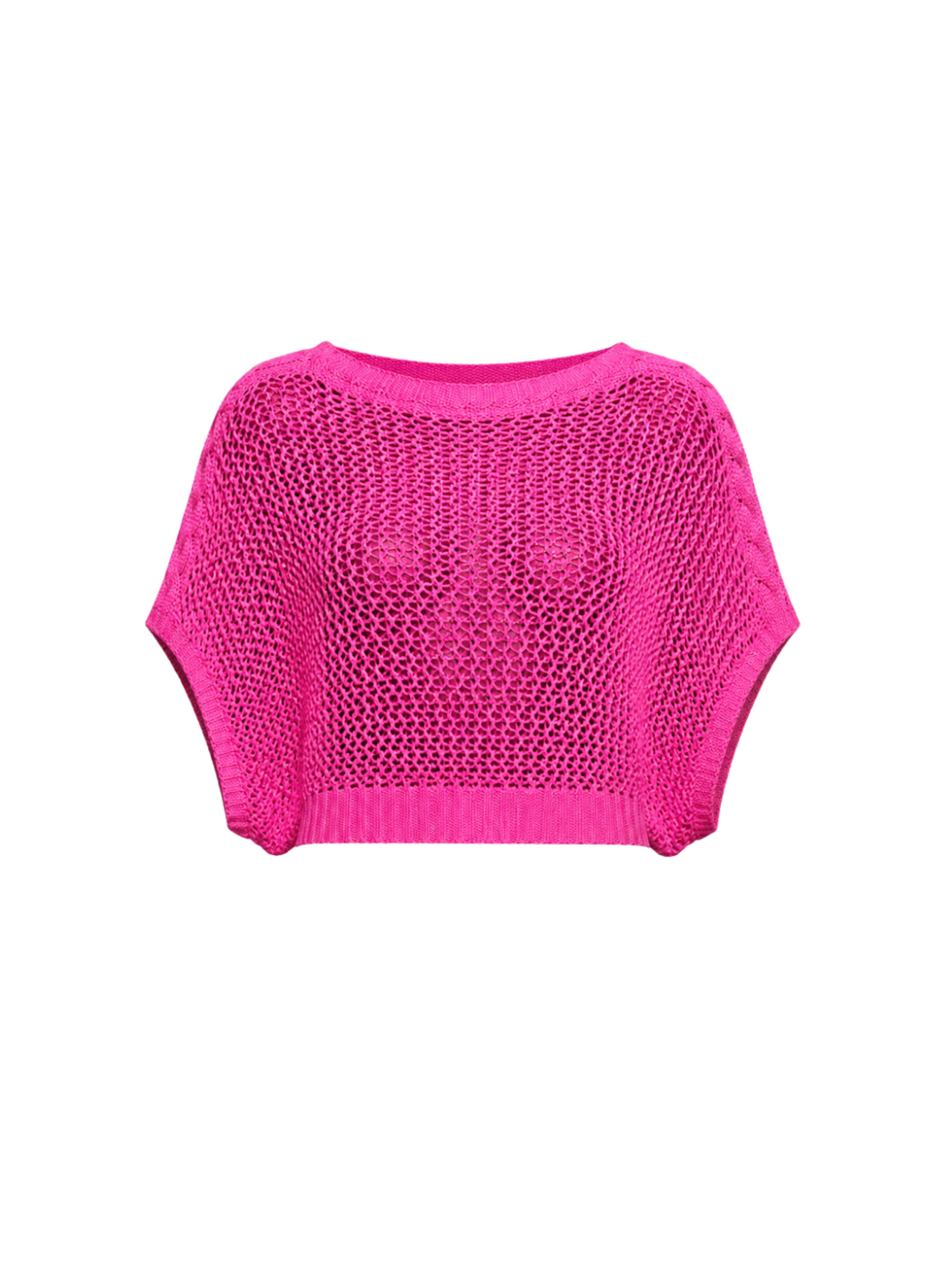 Süel knitwear Knitted top 'Birthday' in Pink: front