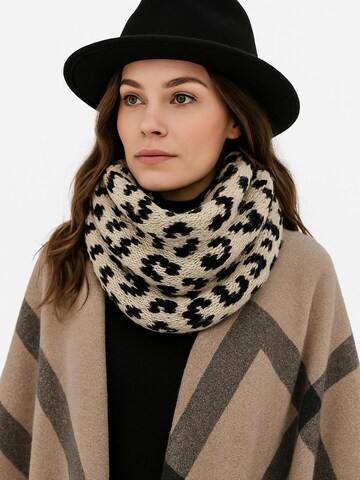 COLLEZIONE ALESSANDRO Schal 'Leo Loop'‌‌ in Beige: Vorderseite
