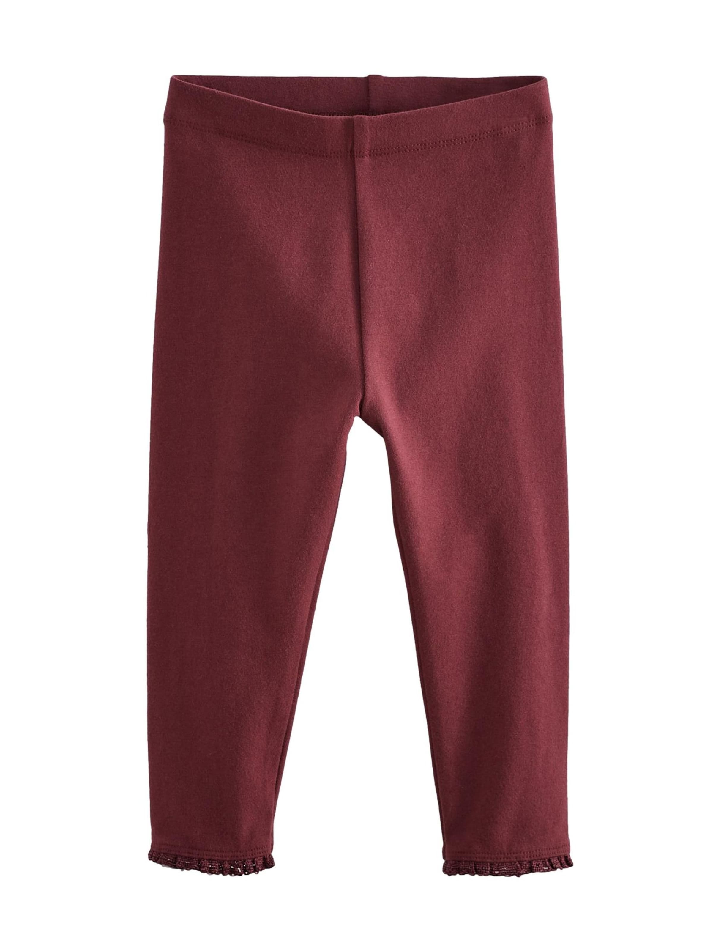 Next Leggings i röd: framsida