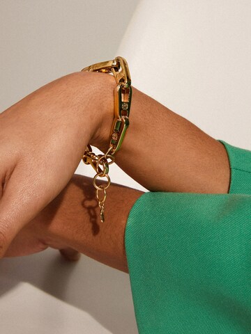 Pilgrim - Pulsera 'Love' en oro