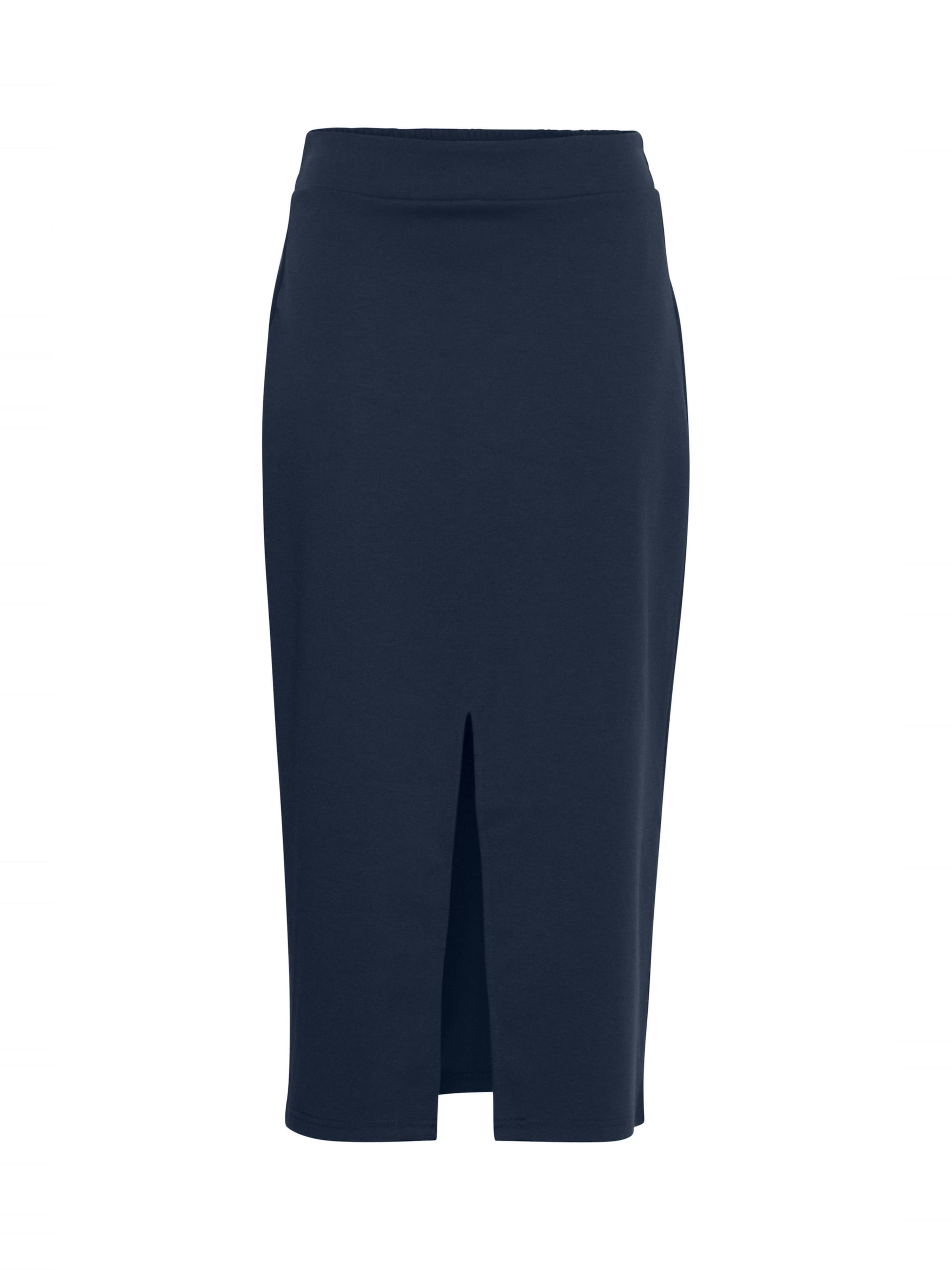 ICHI - Falda 'IHKate' en azul: frente