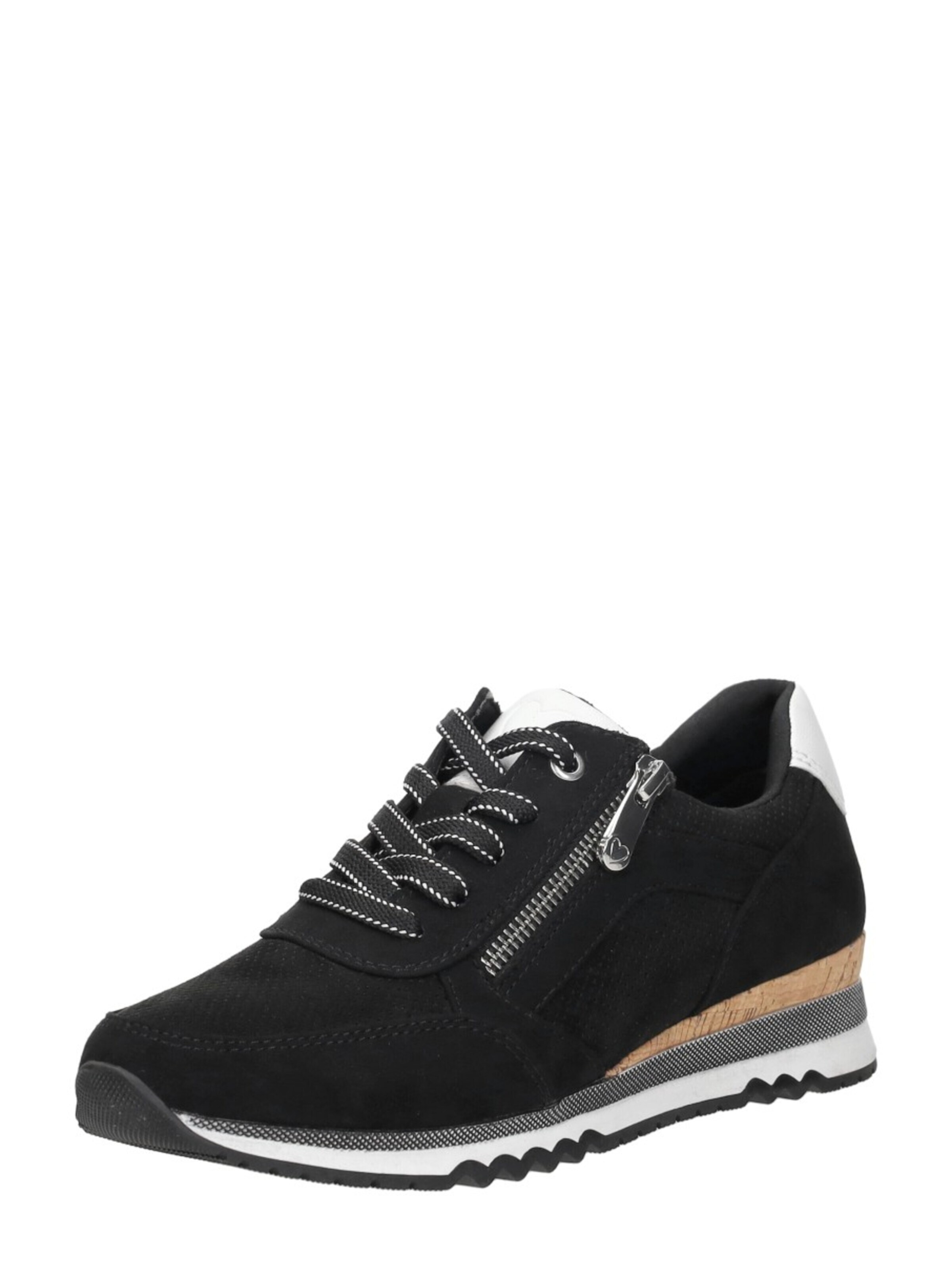 MARCO TOZZI Platform trainers 'Sneakers Laag' in Black