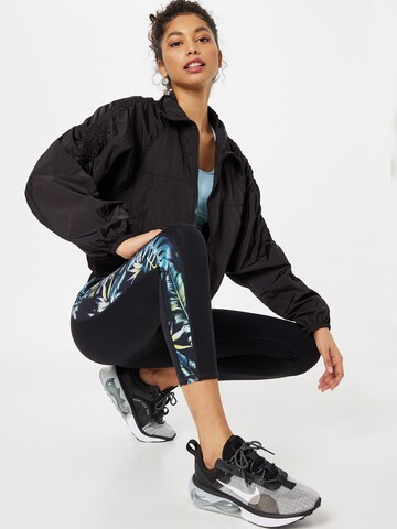 SKECHERS Skinny Workout Pants in Black