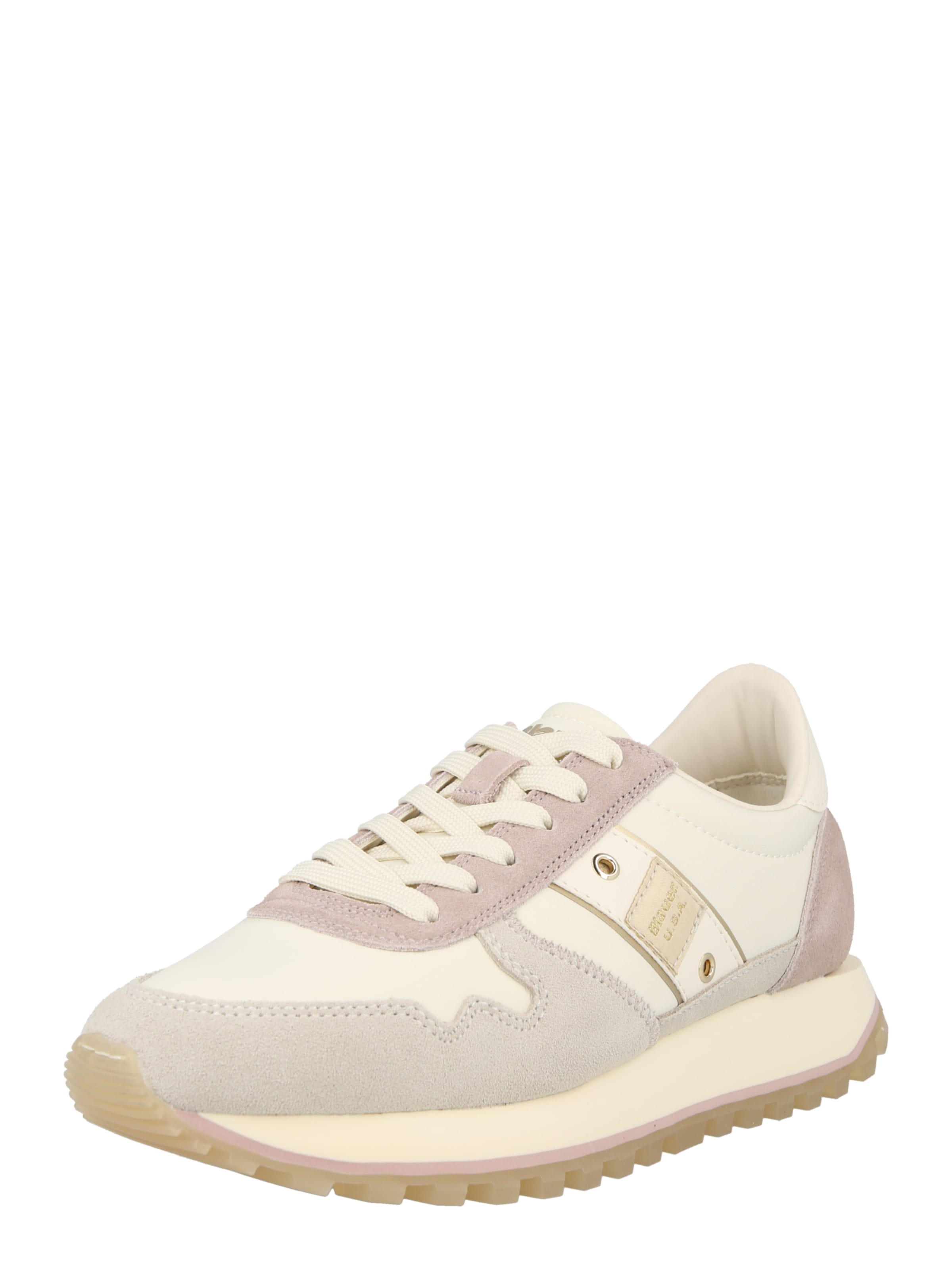 Blauer.USA Sneakers laag in Beige: voorkant
