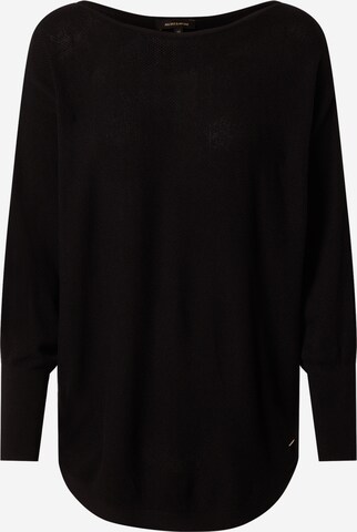 MORE & MORE Širok pulover | črna barva: sprednja stran