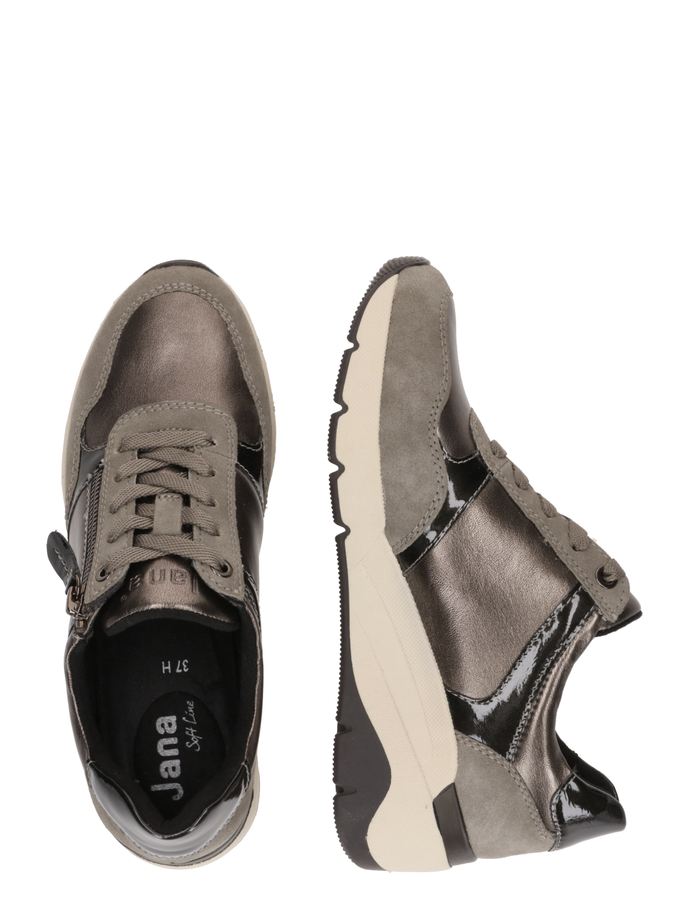 Chaussure de sport à lacets JANA en gris