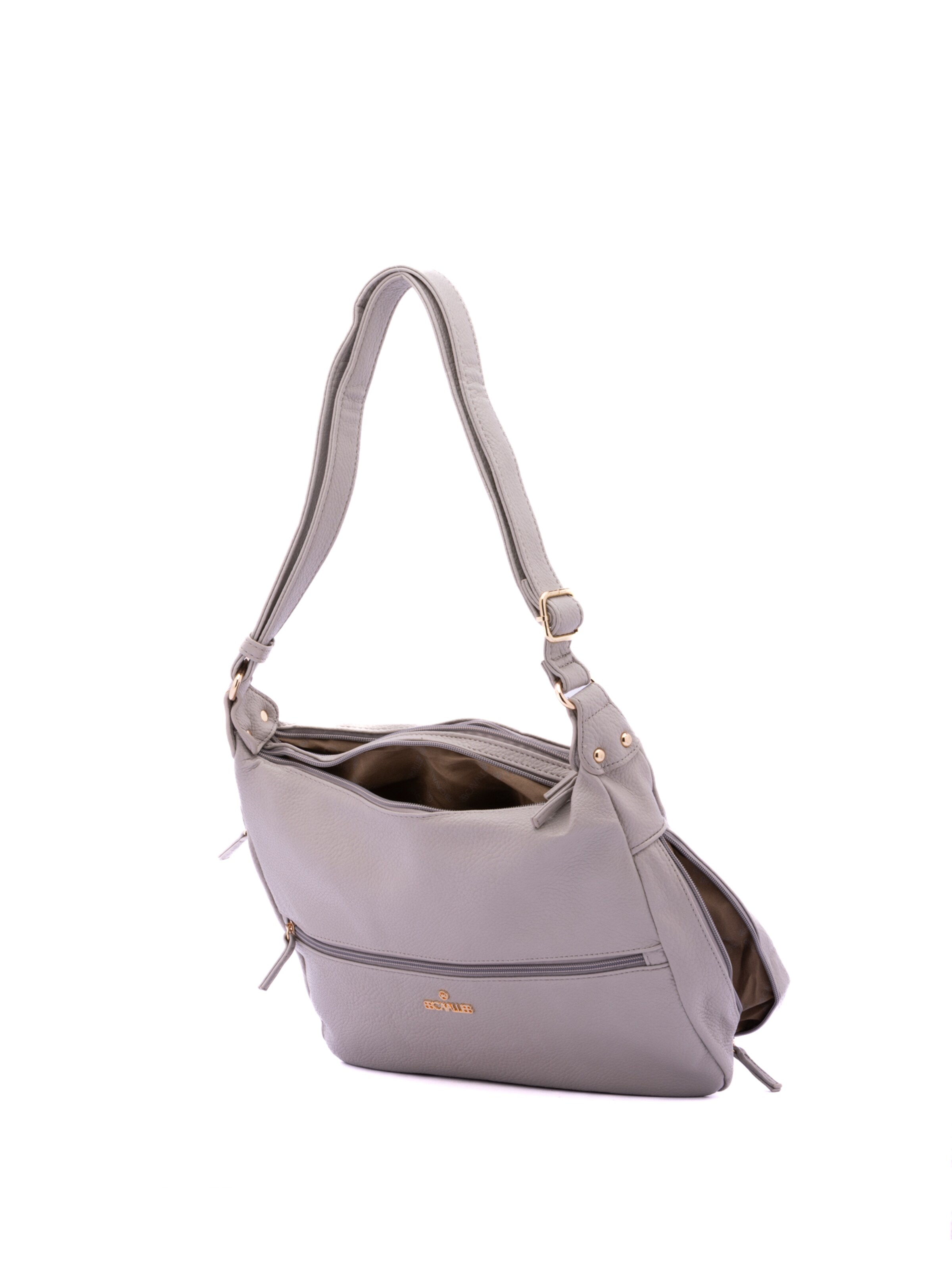 Borsa a spalla 'Borsa a Spalla Donna B Cavalli Ecopelle con Zip - 35x26x11 cm' di B. Cavalli in grigio