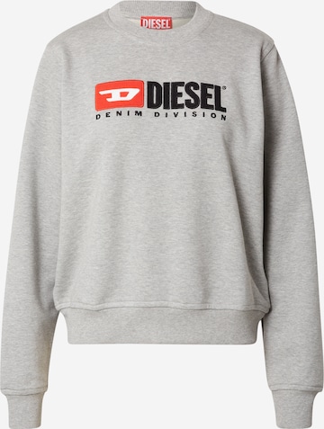 DIESEL Sweatshirt 'REGGY' in Grey: front