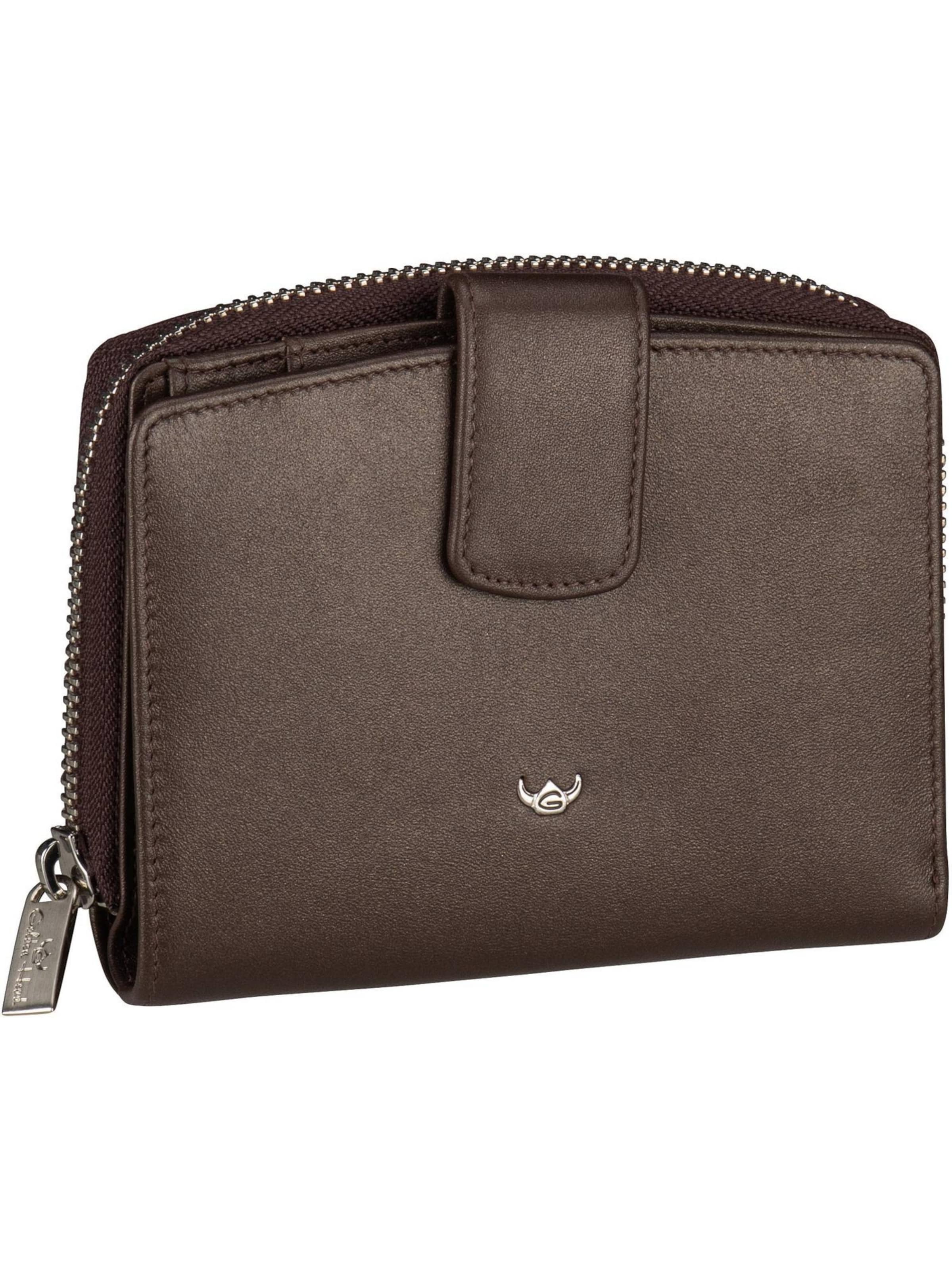 Portamonete 'Valencia' di GOLDEN HEAD in marrone: frontale