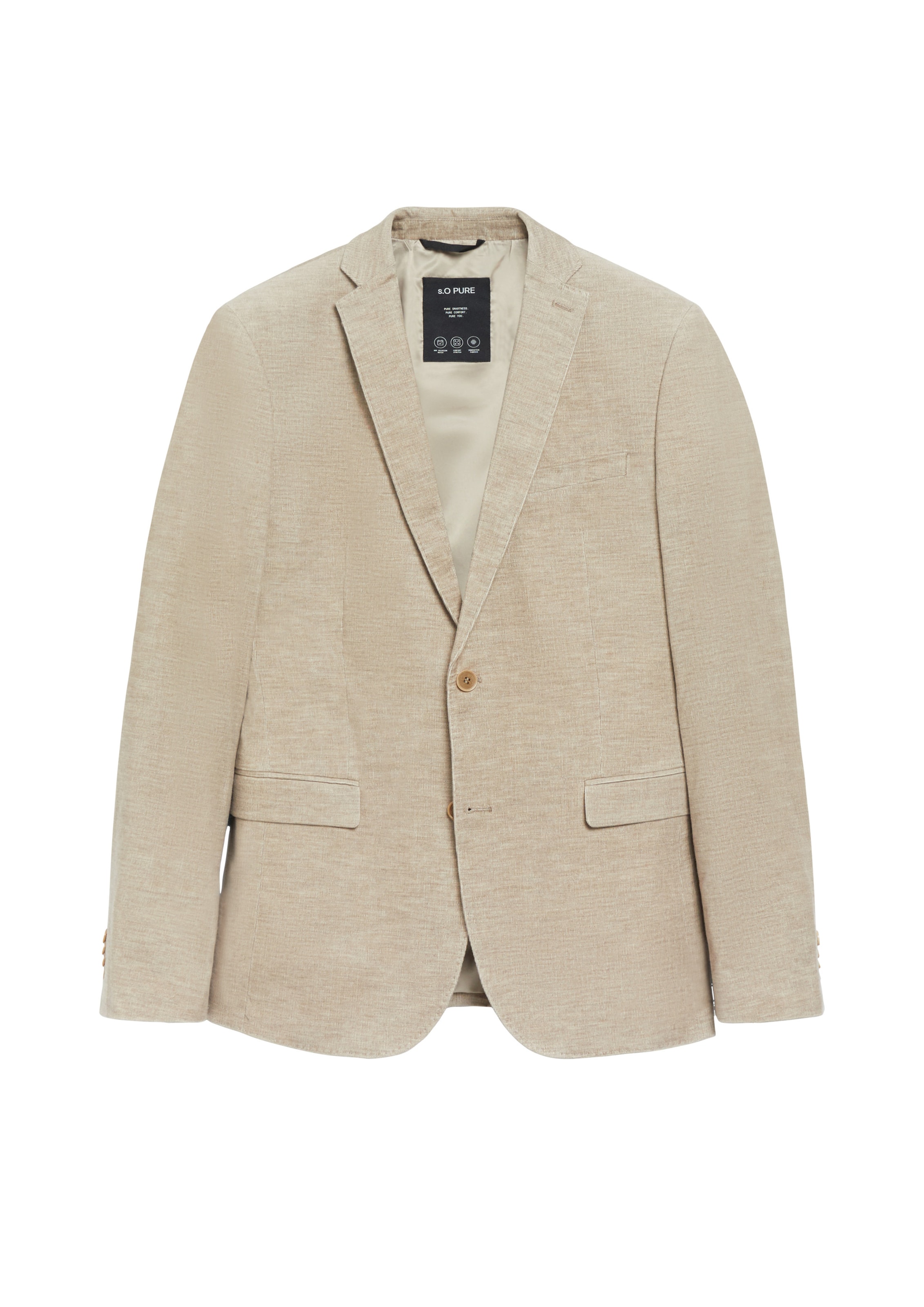 s.Oliver Suit Jacket 'Pure' in 106 in Sand, Item view